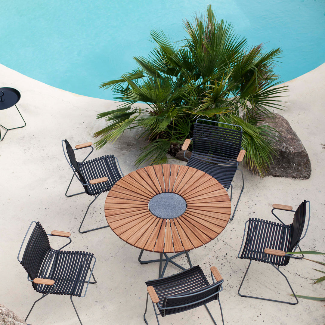 CLICK Outdoor Dining Chair w/ Armrests