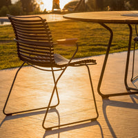 CLICK Outdoor Dining Chair w/ Armrests