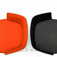 Cut Office Chair - Sled Base, Fully Upholstered