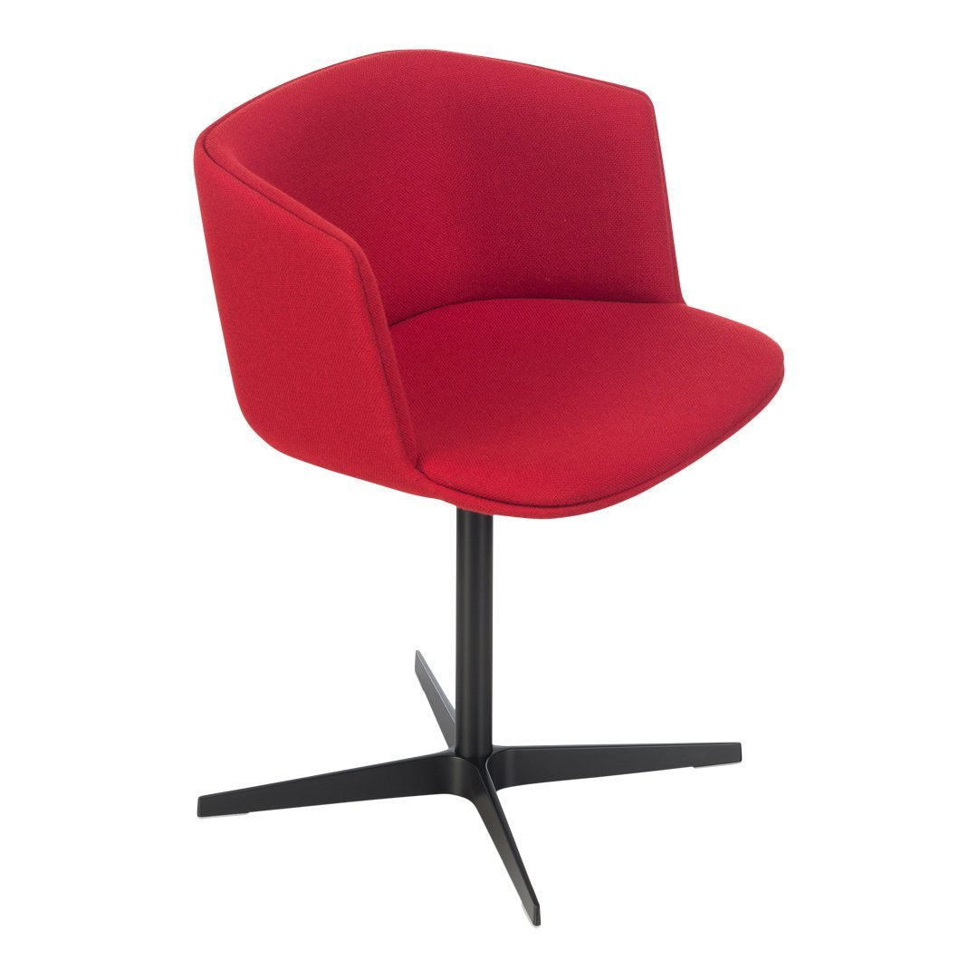 Cut Office Chair - Cross Base, Fully Upholstered