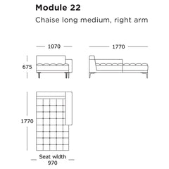 Campo Modular Sofa (Modules 17-24)