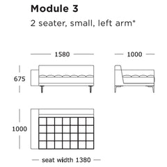 Campo Modular Sofa (Modules 1-8)
