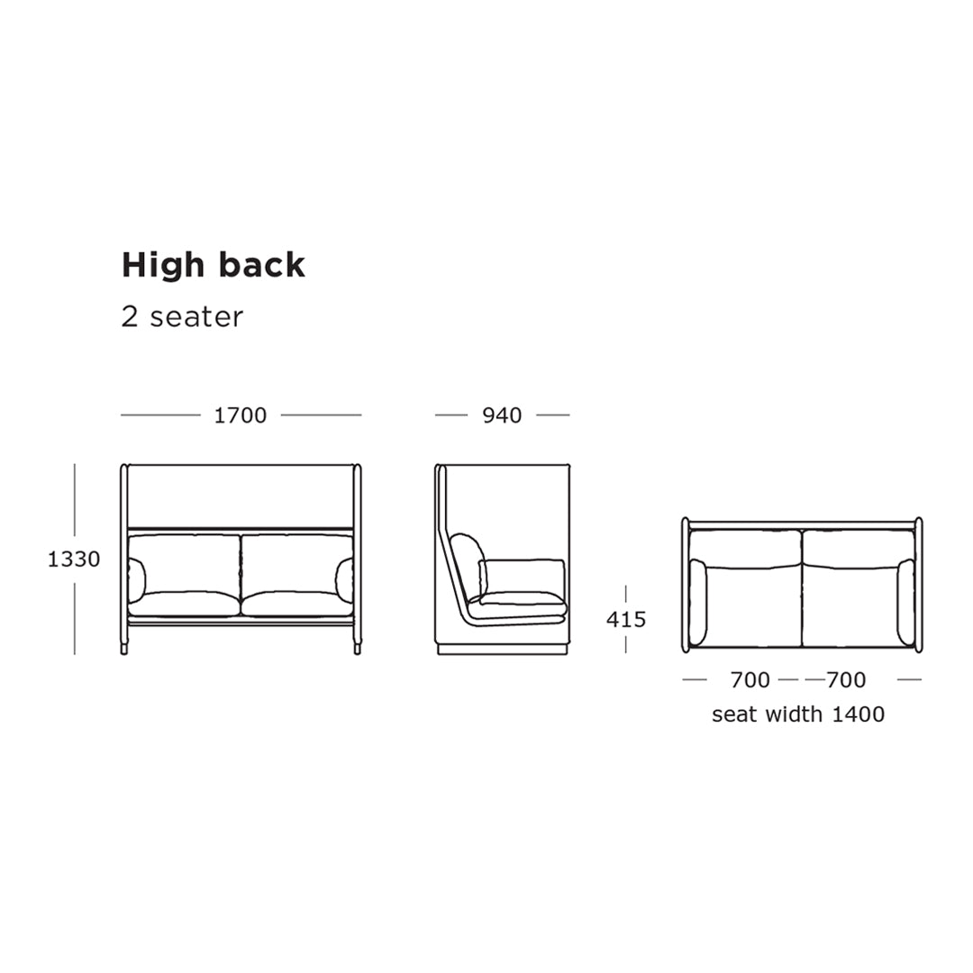 Case Sofa - High Back