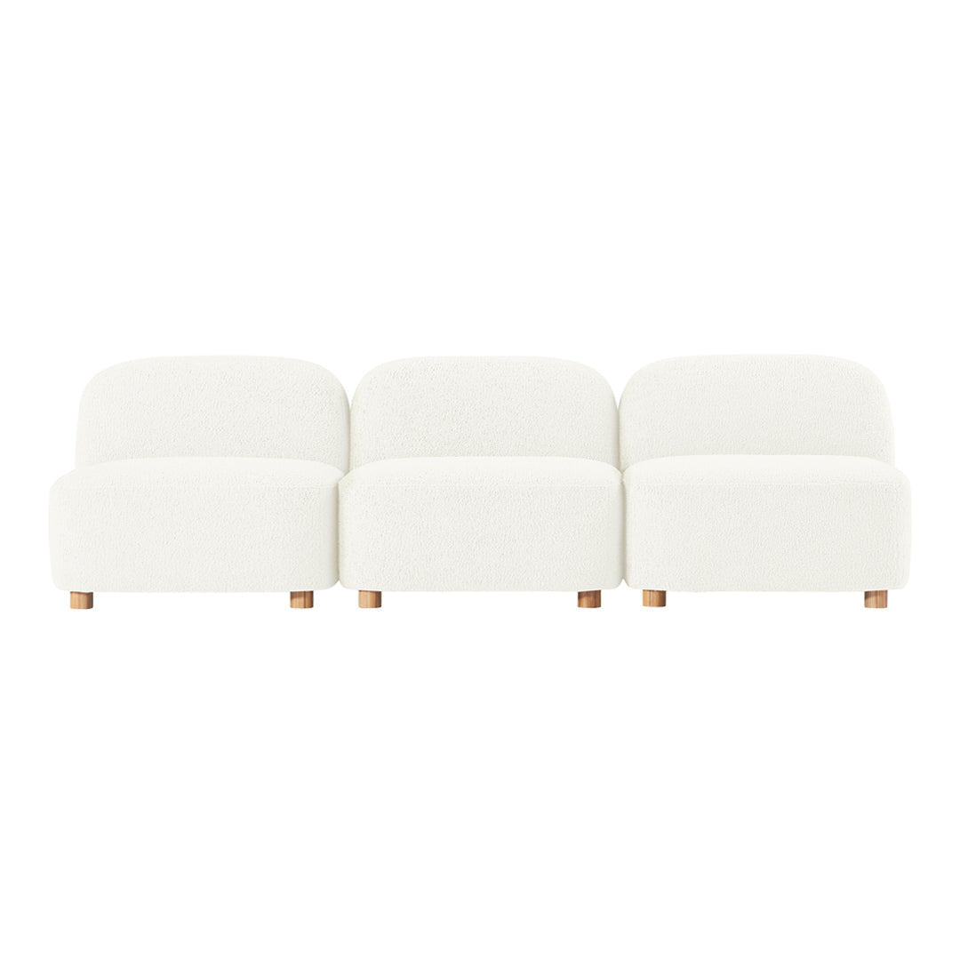 Circuit Modular 3-Piece Armless Sofa