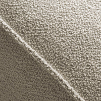 Textured beige fabric with a subtle, soft pattern and light color variations, ideal for modern decor.