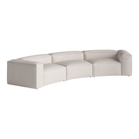 Cosima Curved 3-Seater Sofa