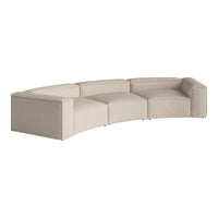 Cosima Curved 3-Seater Sofa