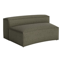 Green striped accent sofa with a modern design and soft texture, perfect for stylish home decor.