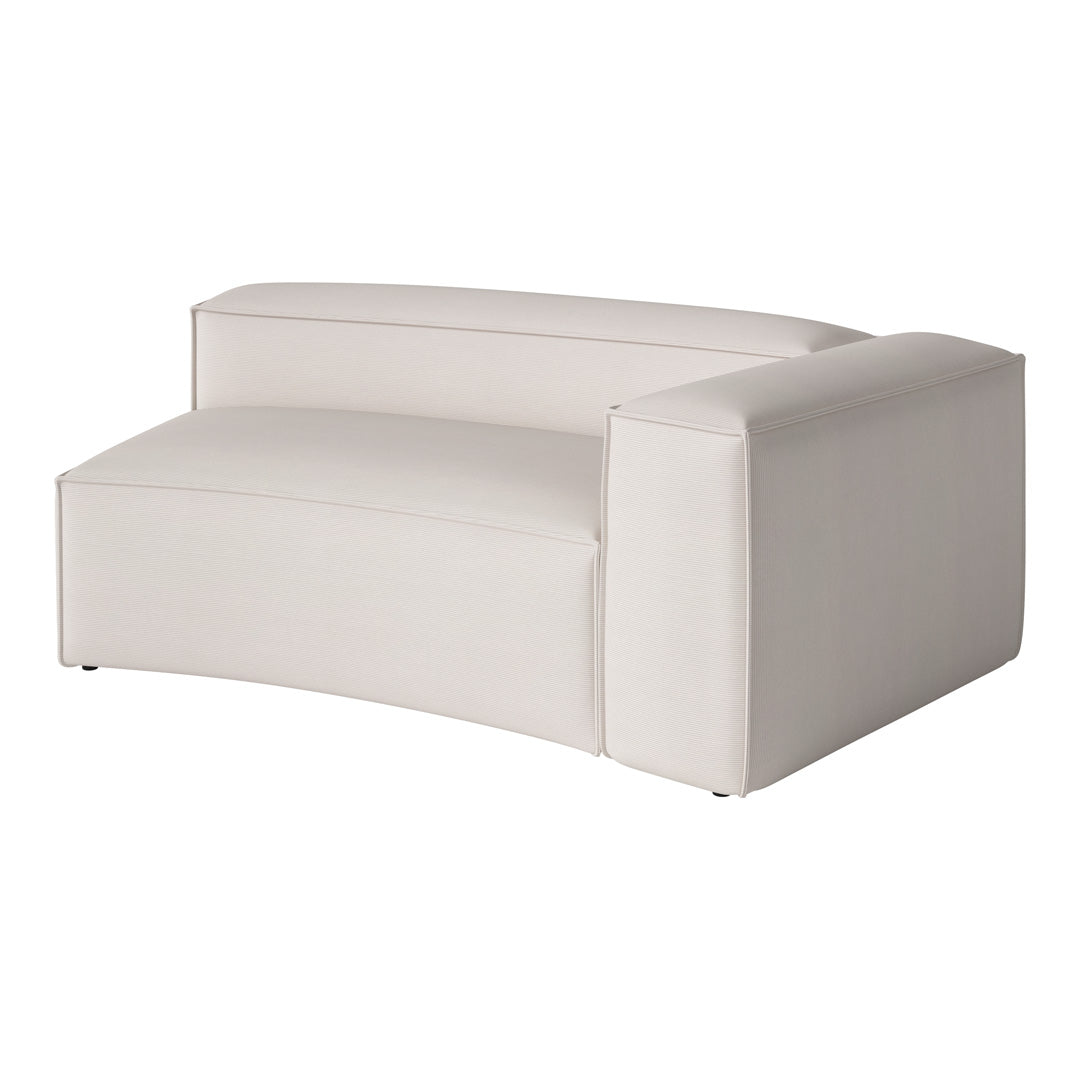 Light gray, textured upholstery chair with a smooth, modern design and rounded edges. Perfect for contemporary decor.