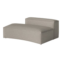 Gray modern sofa with a smooth, minimalist design and subtle texture. Ideal for contemporary living spaces.