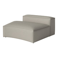 Stylish beige upholstery with a subtle textured pattern, ideal for modern decor and versatile furniture arrangements.