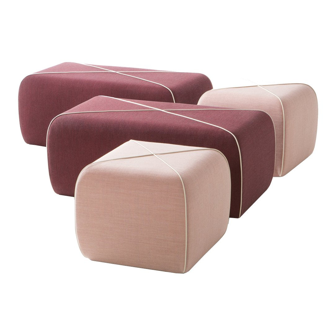 Crossed Pouf - Rectangle