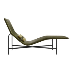 Deep Thoughts Leather Chaise Lounge Chair