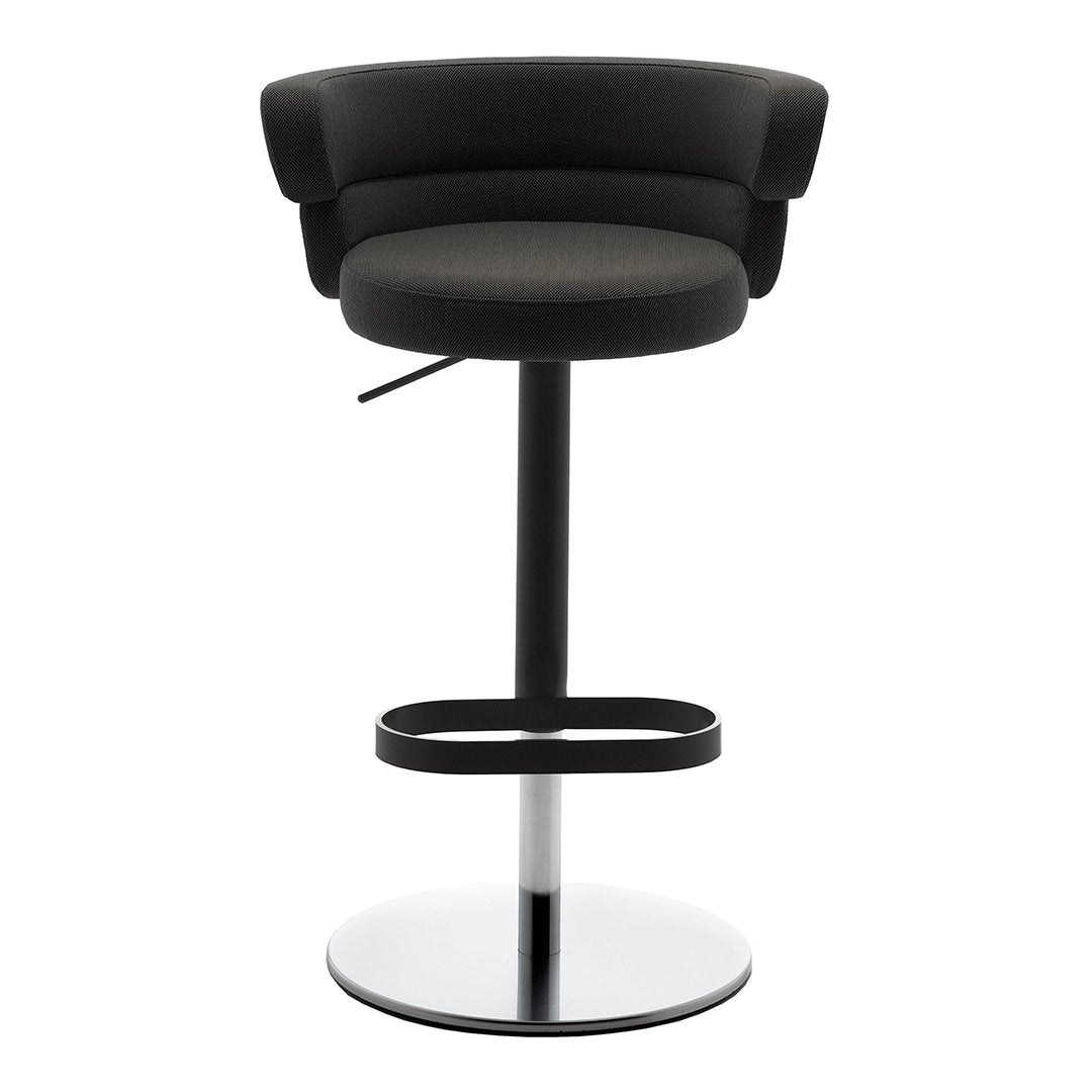 Dam Bar Stool - Swivel Disc Base w/ Gas Lift