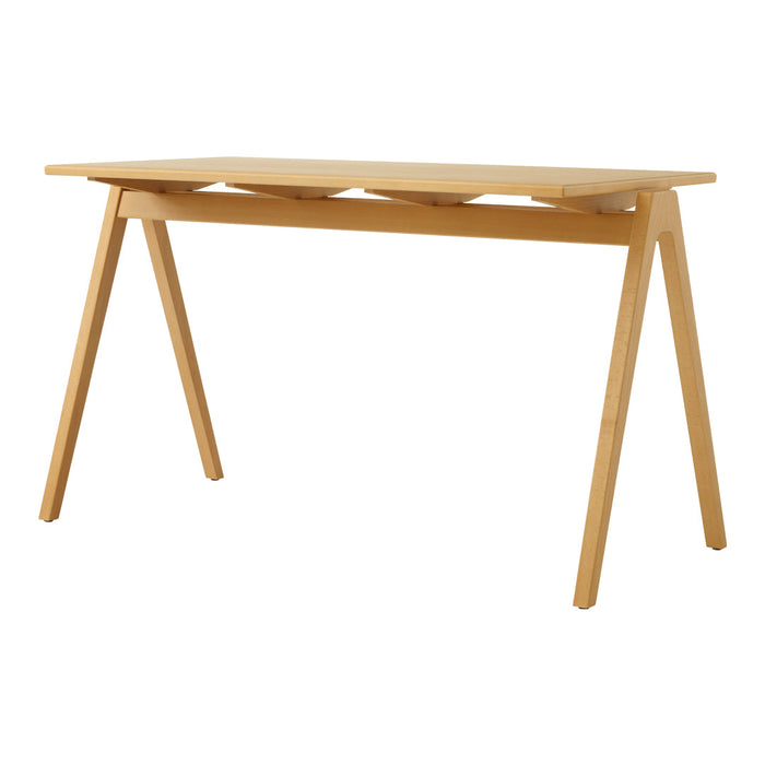Light natural wood console table with clean lines and a smooth finish. Modern, minimalist design perfect for any space.