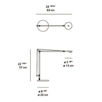 Demetra Professional LED Table Lamp - With Base