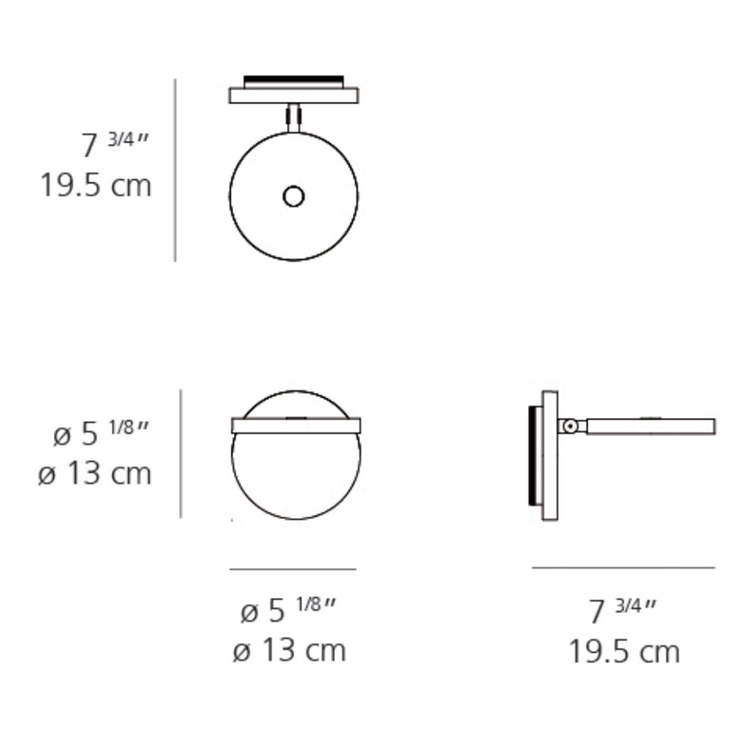 Demetra Dimmable LED Wall Spot Light