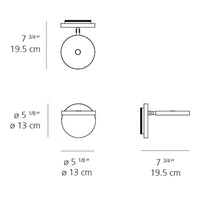 Demetra Dimmable LED Wall Spot Light