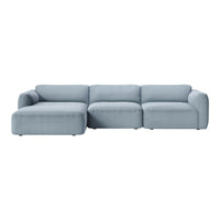 Develius Mellow Models E & F - 3-Seater Sofa w/ Chaise