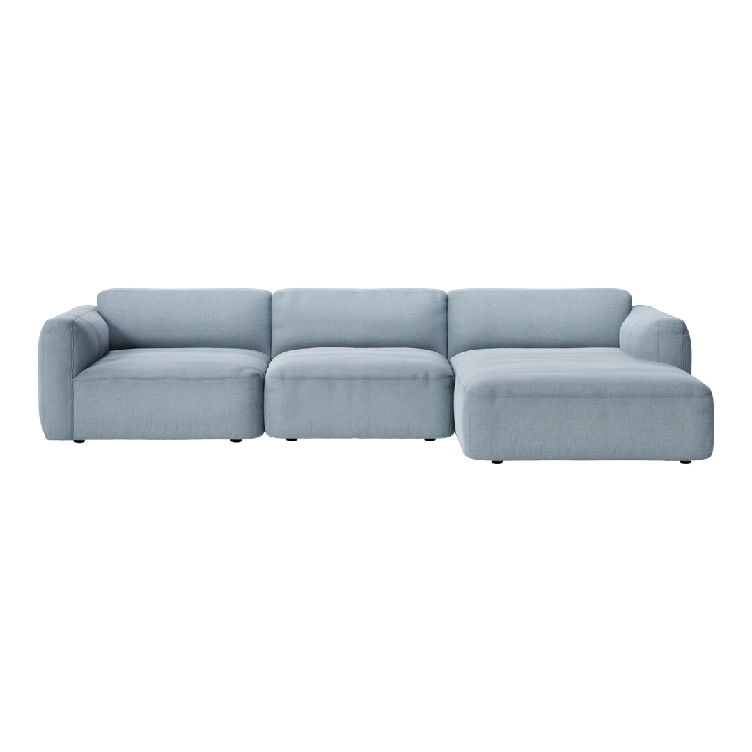Develius Mellow Models E & F - 3-Seater Sofa w/ Chaise