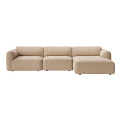 Develius Mellow Models E & F - 3-Seater Sofa w/ Chaise