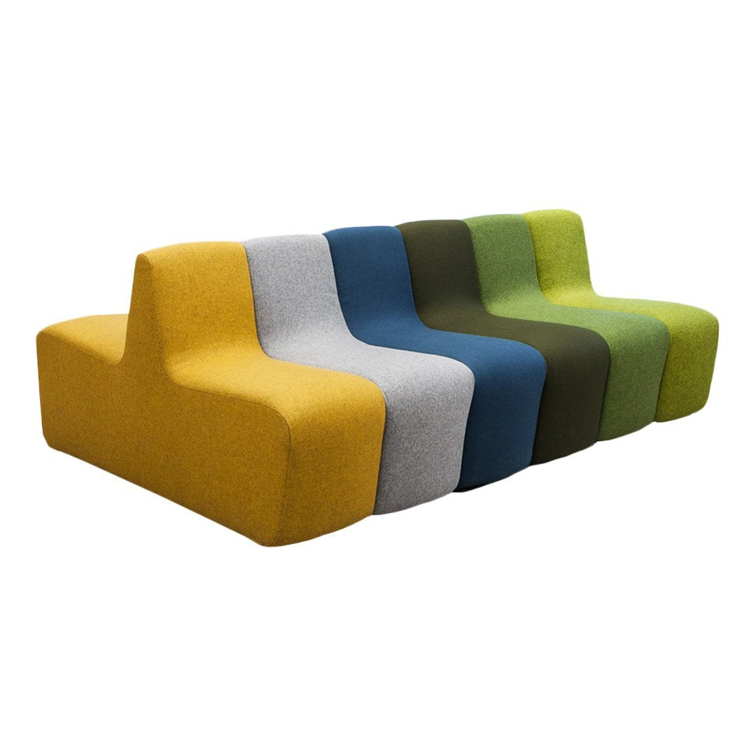 Missing Bring Accompany Koleksiyon Dilim Double Sided Sofa by Jan & Gernot | Design Public