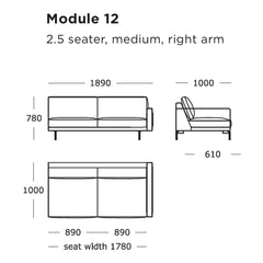 Edge V1 Modular Sofa (Modules 9-16)