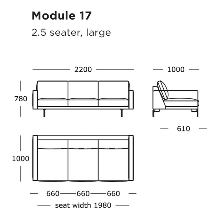 Sleek, modern sofa design in neutral tones and simple lines, ideal for contemporary living spaces.