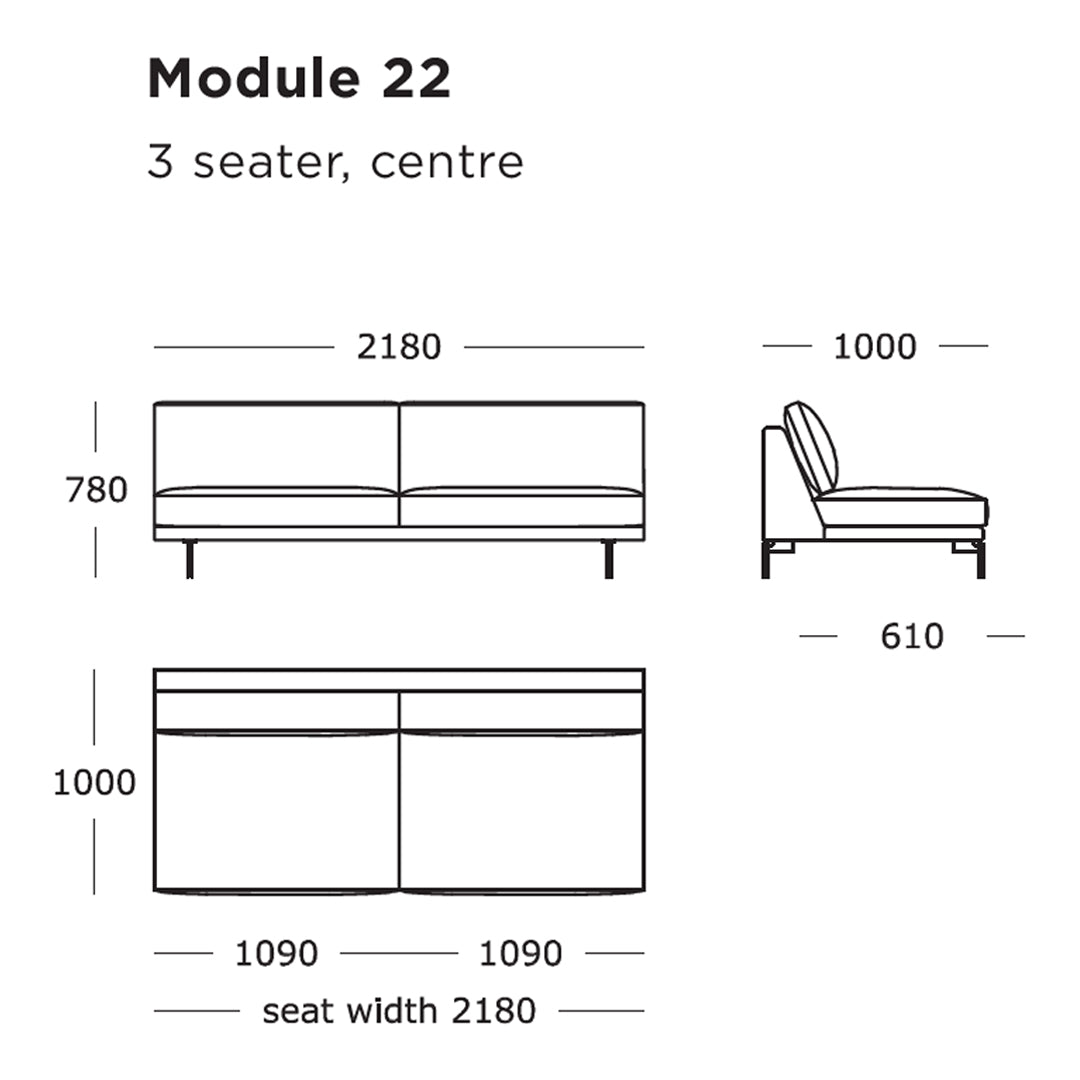 Edge V1 Modular Sofa (Modules 17-24)