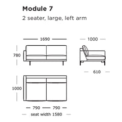 Edge V1 Modular Sofa (Modules 1-8)