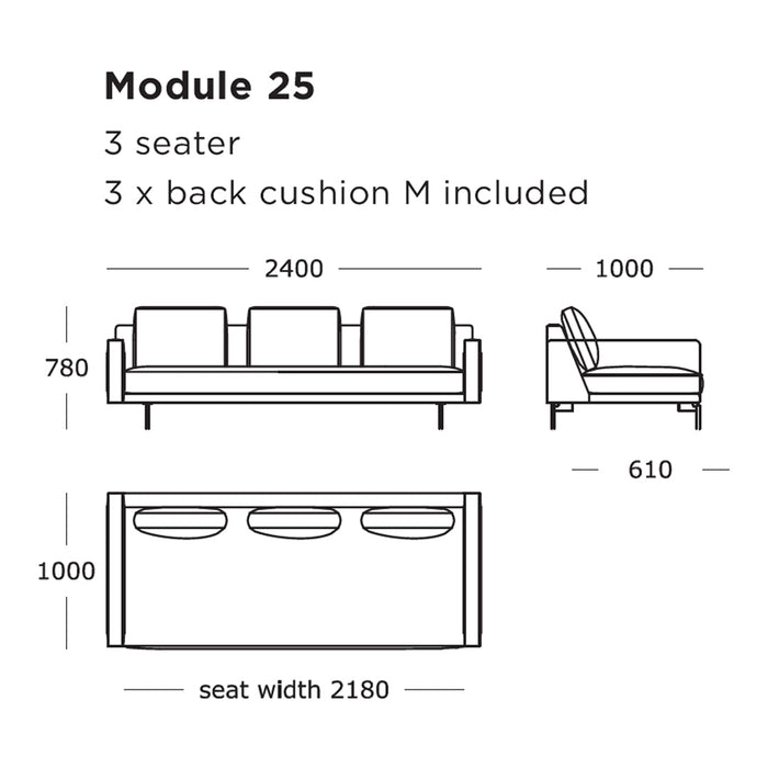 Stylish 3-seater sofa in modern grey upholstery with subtle textured pattern. Perfect for contemporary living spaces.
