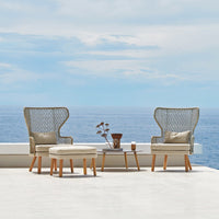 Emma Footrest 23654 - Wood Base