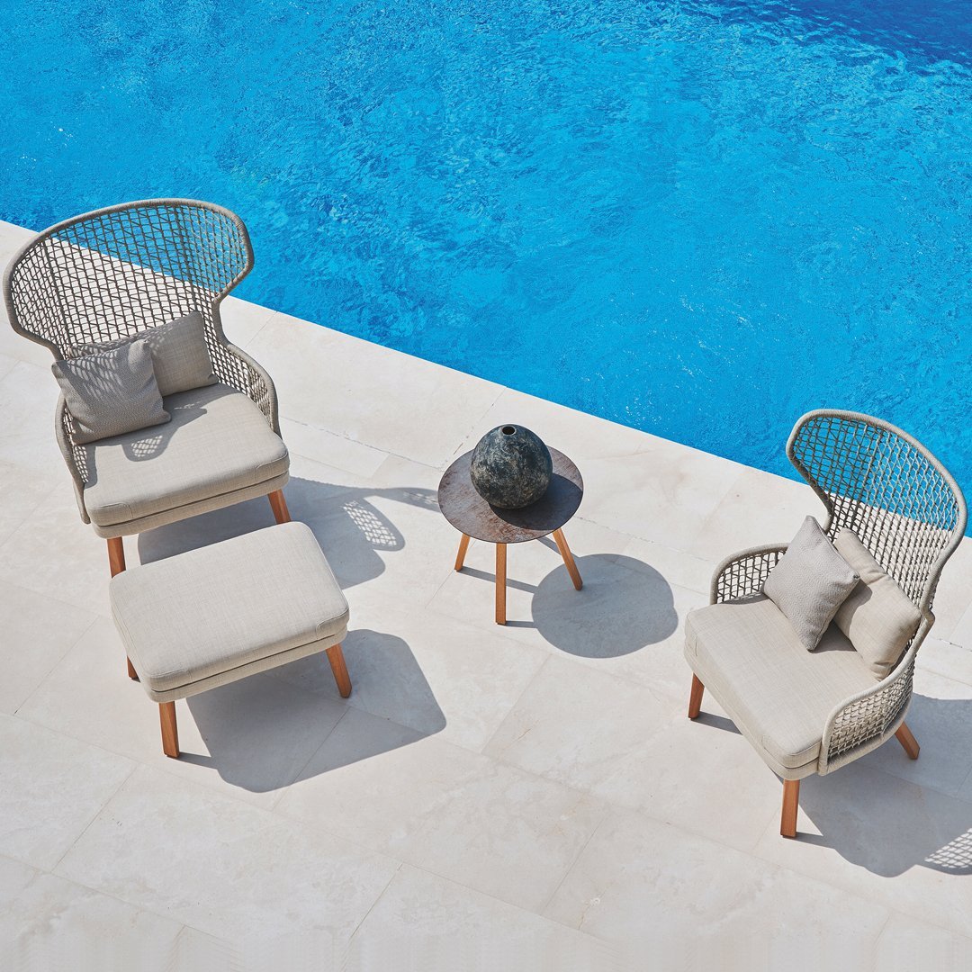 Emma Footrest 23654 - Wood Base