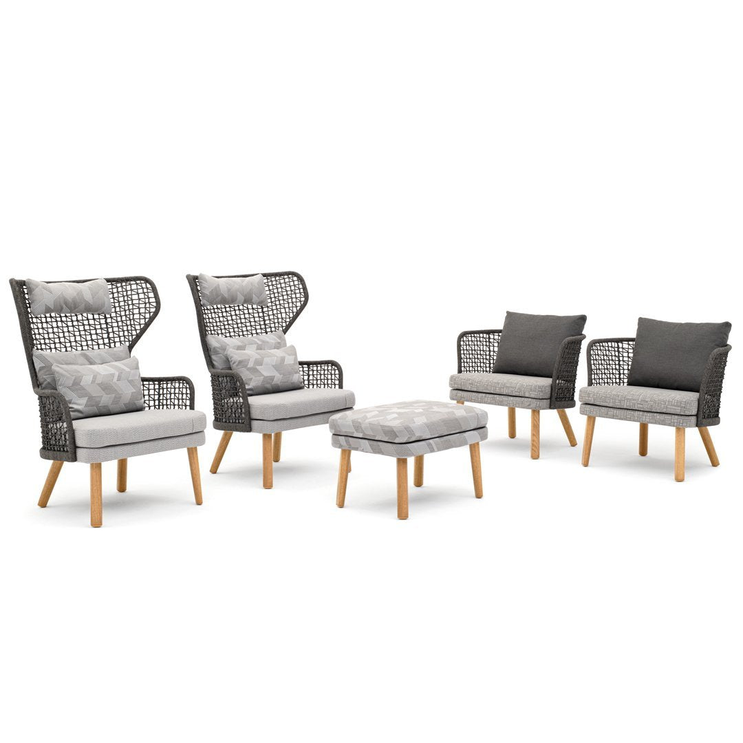 Emma Footrest 23654 - Wood Base