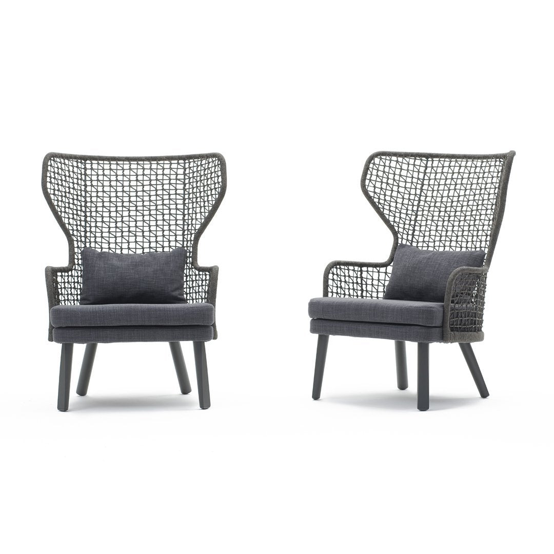 Emma Bergere Armchair 23655 - Aluminum Base