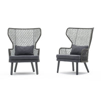 Emma Bergere Armchair 23655 - Aluminum Base