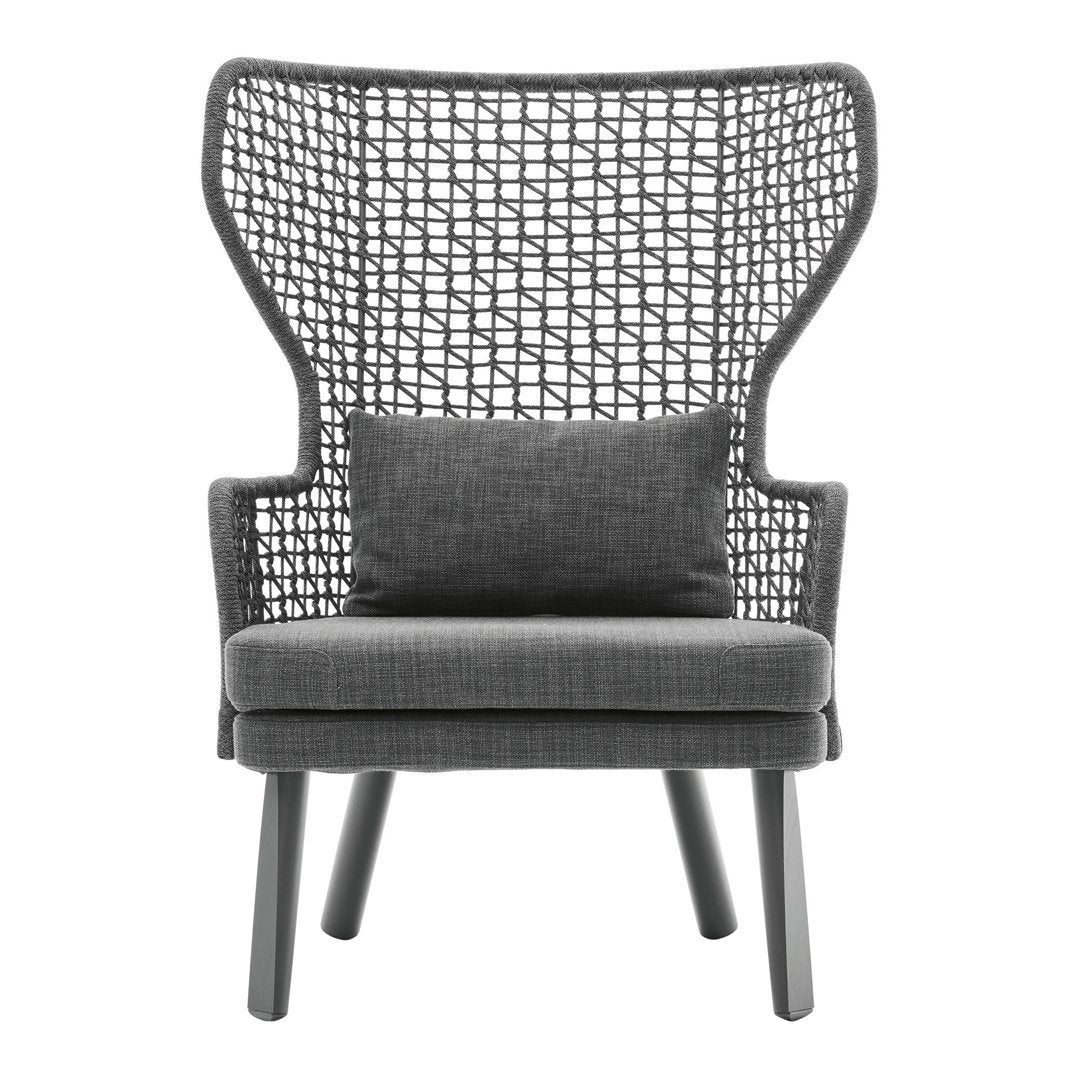 Emma Bergere Armchair 23655 - Aluminum Base