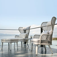 Emma Bergere Armchair 23656 - Aluminum Base