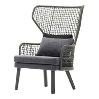 Emma Bergere Armchair 23656 - Aluminum Base