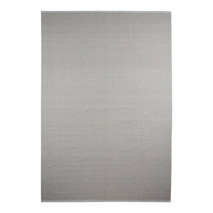 Light gray woven area rug with a subtle texture, perfect for modern and minimalist decor.