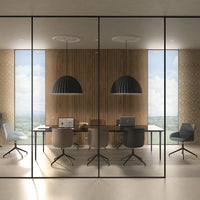 Noom Series 30 Armchair w/ French Seams - 4-Star Swivel Base