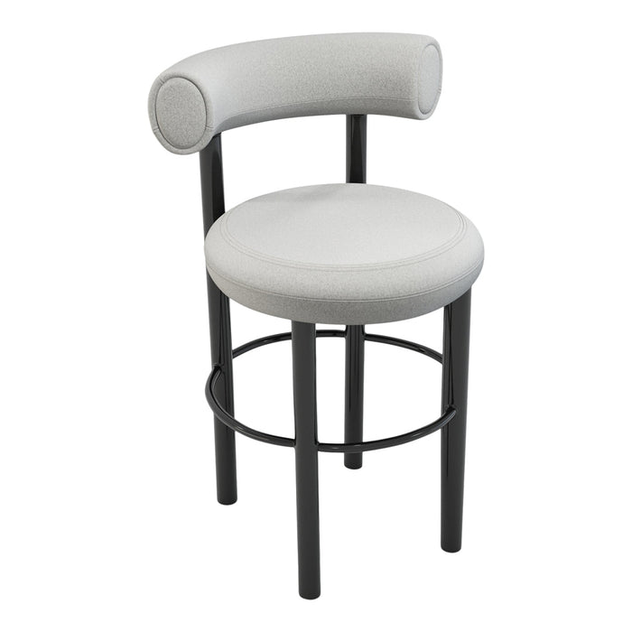 Fat Counter Stool - Metal Legs