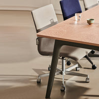 Oxford Low Back Office Armchair - 5 Star Base & Casters - Height Adjustable