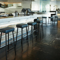 Tubby Tube Bar/Counter Stool - Upholstered