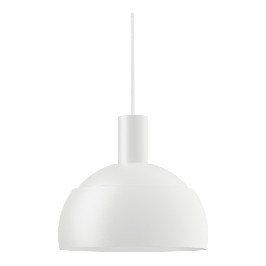 White pendant lamp on a white background