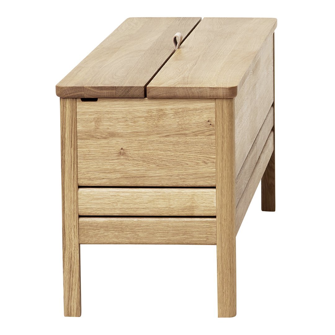 Form & Refine A Line Storage Bench by Herman Studio | Design Public