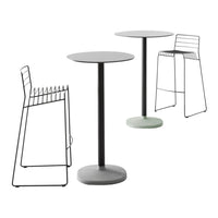 Fonda Outdoor Circle Bar Table