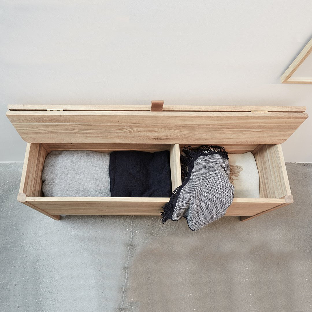 Form & Refine A Line Storage Bench by Herman Studio | Design Public