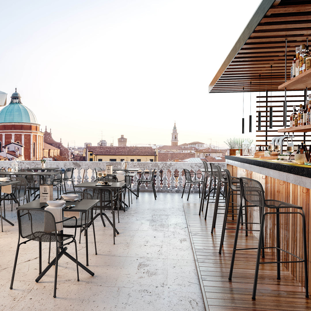 Villa Outdoor Bar Stool - Stackable