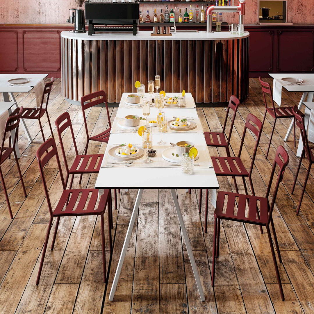 C1.1 Outdoor Side Chair - Empty Seat & Back